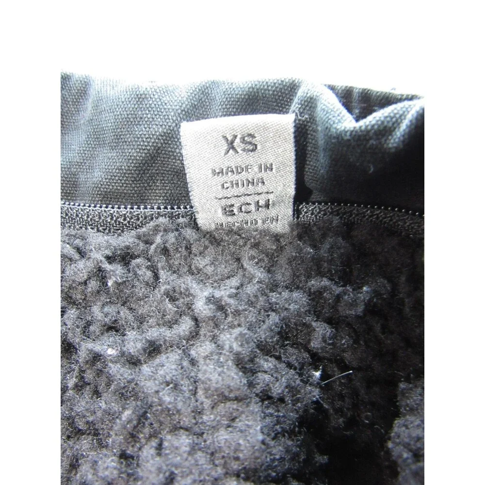 Levi’s Denim Jean Jacket Men’s Small Black Sherpa Lined Trucker Retro Y2K